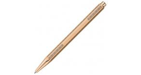 Ручка шариковая Carandache Ecridor Chevron Dore Rose CL40 (898.407) M черные чернила подар.кор.