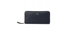 Кошелёк Cross Monaco Navy, кожа наппа, гладкая, цвет тёмно-синий, 19,5 x 10,2 x 2 см