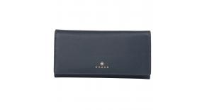 Кошелёк Cross Monaco Navy, кожа наппа, гладкая, цвет тёмно-синий, 20 x 11 x 2,5 см