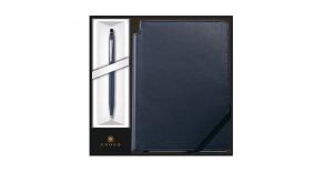 Набор: Шариковая ручка Cross Click Midnight Blue и Записная книжка Cross Journal Midnight Blue, A5