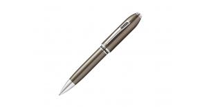 Шариковая ручка Cross Peerless Translucent Titanium Grey Engraved Lacquer