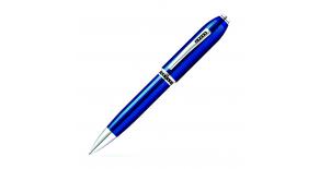 Шариковая ручка Cross Peerless Translucent Quartz Blue Engraved Lacquer