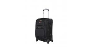 Чемодан WENGER SION, чёрный, полиэстер 750x750D добби, 37x22x60 см, 35 л  WGR6283202161