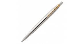 Ручка шариковая Parker Jotter Core K63 (1953182) Stainless Steel GT M синие чернила