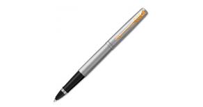 Ручка роллер Parker Jotter Core T691 (2089227) Stainless Steel GT серебристый M черные чернила