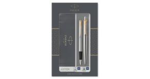 Набор Parker Jotter Core FK691 (2093257) Stainless Steel GT ручка перьевая, ручка шариковая