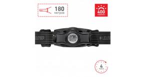 Фонарь налобный Led Lenser MH5 черный/серый лам.:светодиод. 400lx (501598)